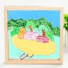 Picture Frame Burr-free Handcraft Transparent Decorative DIY Rounded Edges Kindergarten Children Craft Painting Frame Studio Supply