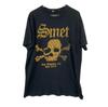 Smet Geboren auf der Straße Totenkopf mit gekreuzten Knochen Grafik T-Shirt Schwarz XL Hergestellt in den USA#6