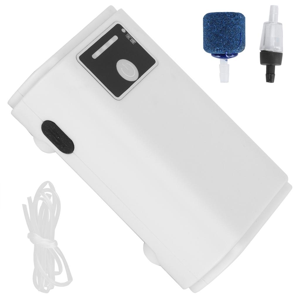 Single Outlet Aquarium UltraQuiet Air Pump Kit Fish Tank Oxygen Pump with Power Display(ZYN10