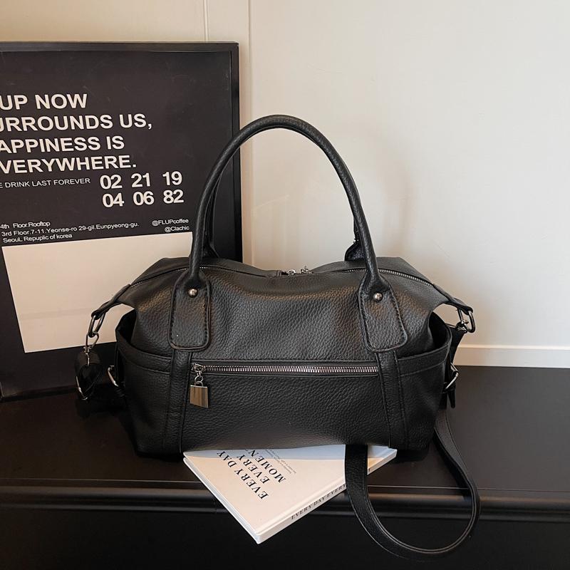 Vintage Tote Bag Women's Shoulder Bag Large Capacity Commuter Crossbody Bag