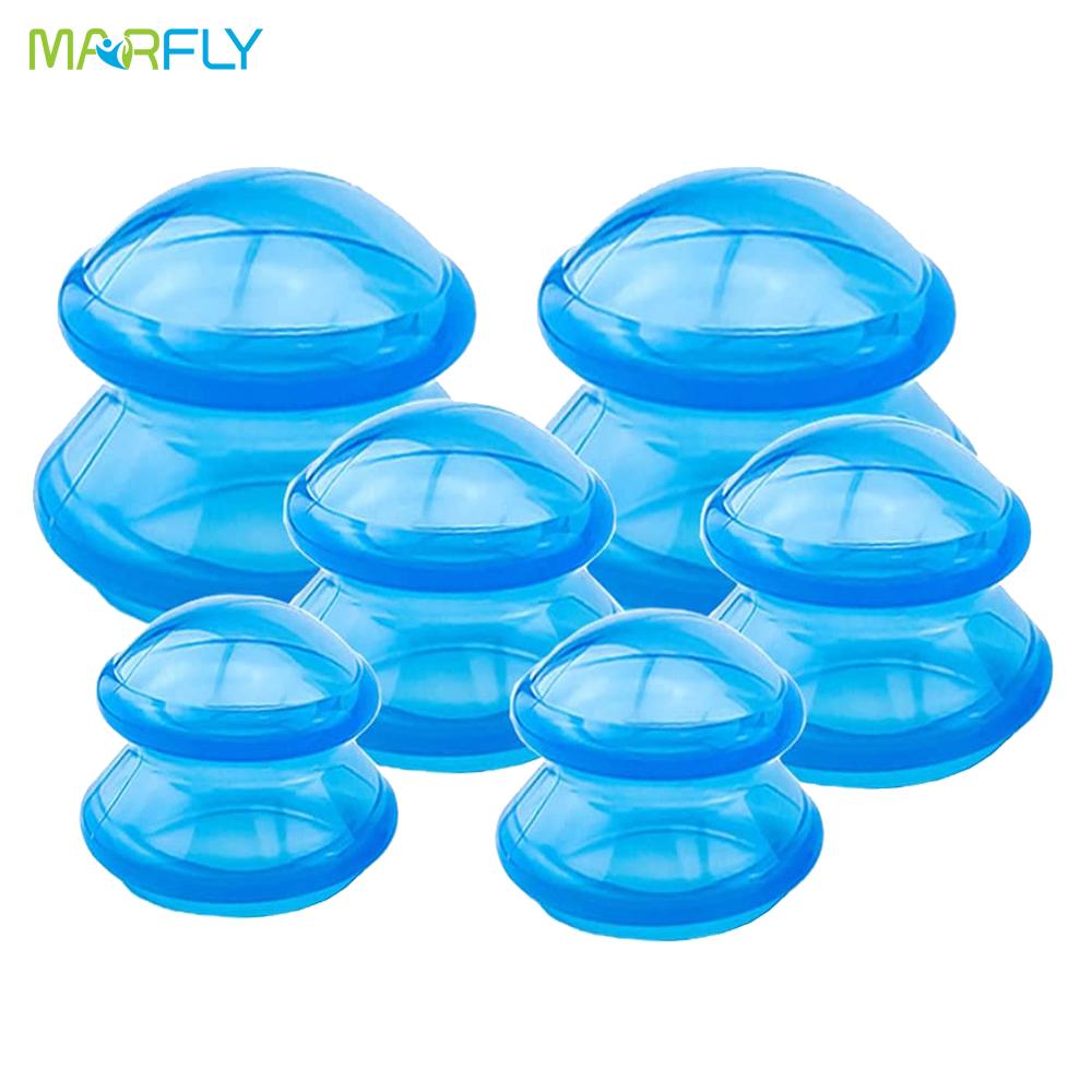 Anti-cellulite Silicone Suction Cup Ventosas Massage Body Cups Vacuum Cupping Therapy Set Masajeador Face Sucker Slimming Jars