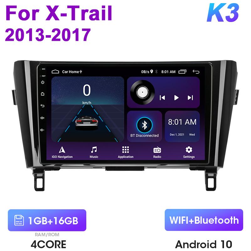 

2 Din Android 12 автомобильное радио для Nissan X-Trail XTrail T32 Qashqai J11 T31 J10 2013-2017 мультимедийный видеоплеер GPS Carplay Auto