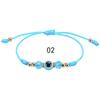 Evil Eye Crystal Beaded Adjustable Bracelet for Boys & Girls
