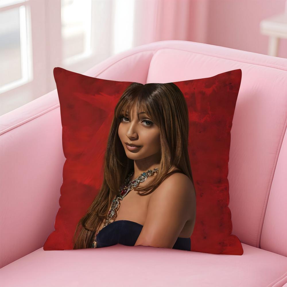 British Sexy Beautiful Singer PPink PPantheress Cushion Cover Pillow Case Soft Skin Friendly Fabric Concealed Zipper
