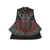 Women's Ethnic Style Embroidered Floral Vest - Chinese Retro Cardigan