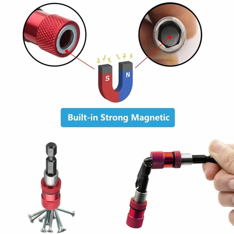 1/4" Hex Magnetic Screwdriver Bit Holder Quick Release Adapter Extension Rod Electric Drill Hand Tools 50/60/75/100/150/300mm