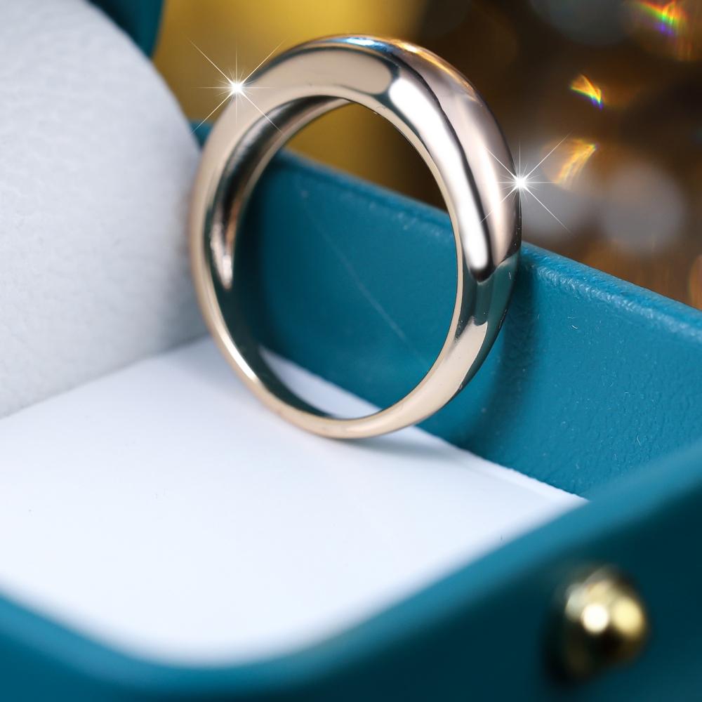 Exquisite Champagne Gold Aperture Ring, Noble, Elegant, and High Grade Ladies' Ring, Women's Wedding Ring, Jewelry and Jewelry