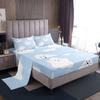 Halloween Cartoon Ghost Pattern Bed Hat Four-Piece Bedding Set Bedroom Dormitory Bedding Decoration