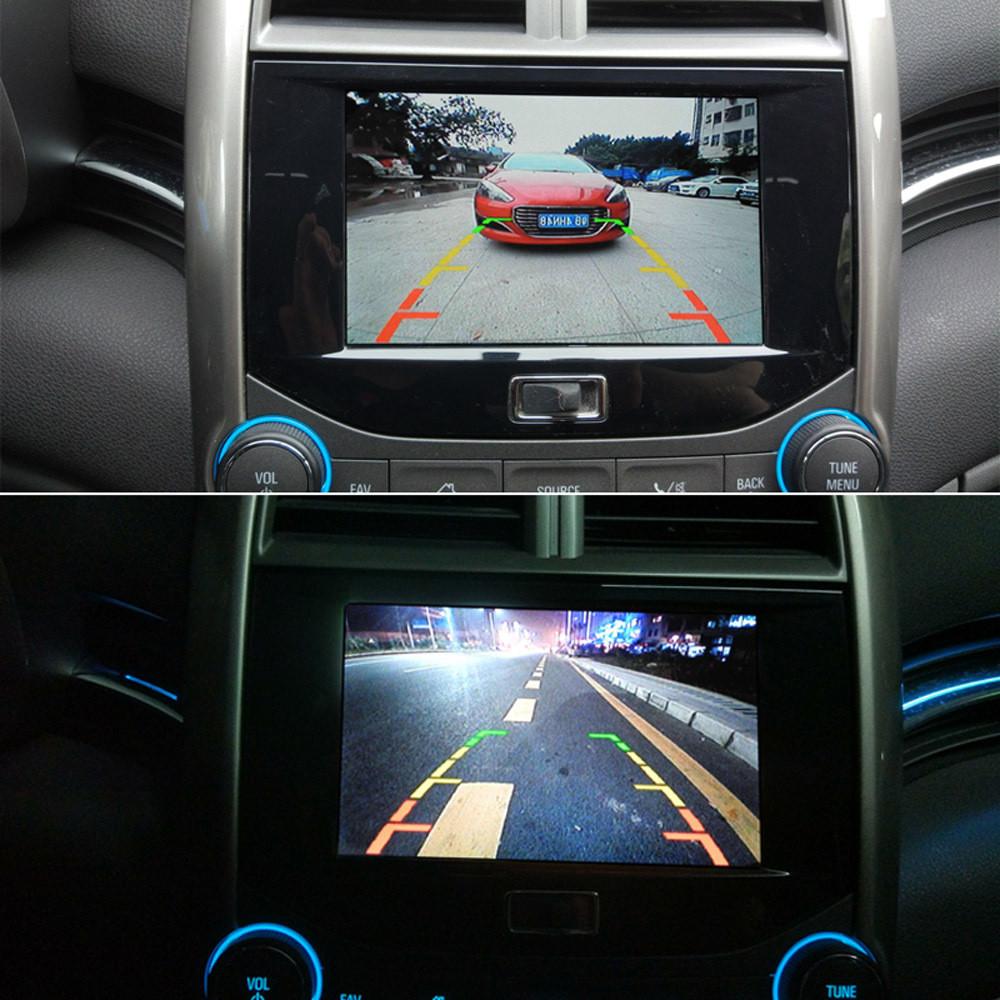 Auto Achteruitrijcamera Achteruit & Voor & Infrarood Camera Nachtzicht voor Parkeermonitor Waterdichte CCD Videocamera de ré