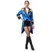 Giacca da Pista da Circo da Donna con Frange sulle Spalle, Collo a Revers, Maniche Lunghe, Polsini in Pizzo, Blocco di Colore, Raso per Feste a Tema Halloween, Carnevale, Role Playing