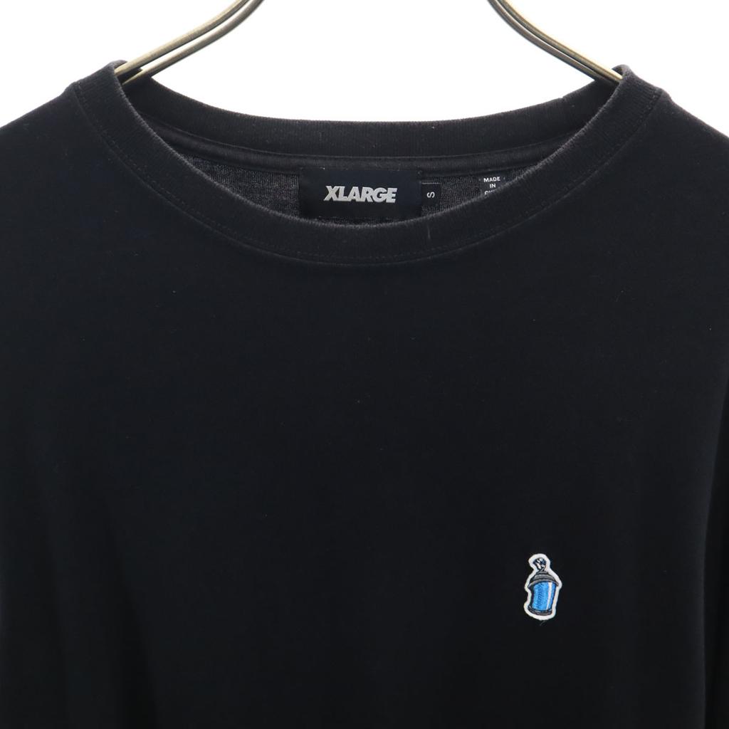 XLARGE Back logo Long sleeve T-shirt S black Ron T Men's Used