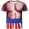 3d Print T Shirt For Men Funny Chest Hair Muscle Ugly Tee Tops Summer Short Sleeve Causal Men's Tshirts Streetwear Harajuku Tops