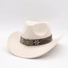 Retro Ethnic Style Contrasting Color Hat Belt, Hat Decorative Belt Hanging Gem Woven Decorative Top Hat Accessories Belt Di