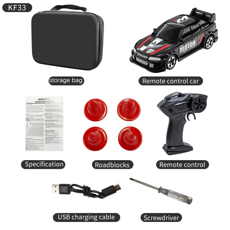 AAXK1 New 4WD 2.4GHZ RC Simulation Mini Drift Car Palm Racing Model Desk Toys 1/64 Scale Remote Control Car Gift for Children Boys.