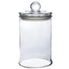 In-Stock Dustproof & Moistureproof High-Borosilicate Glass Tea Storage Canister with Sealed Lid and Large Capacity