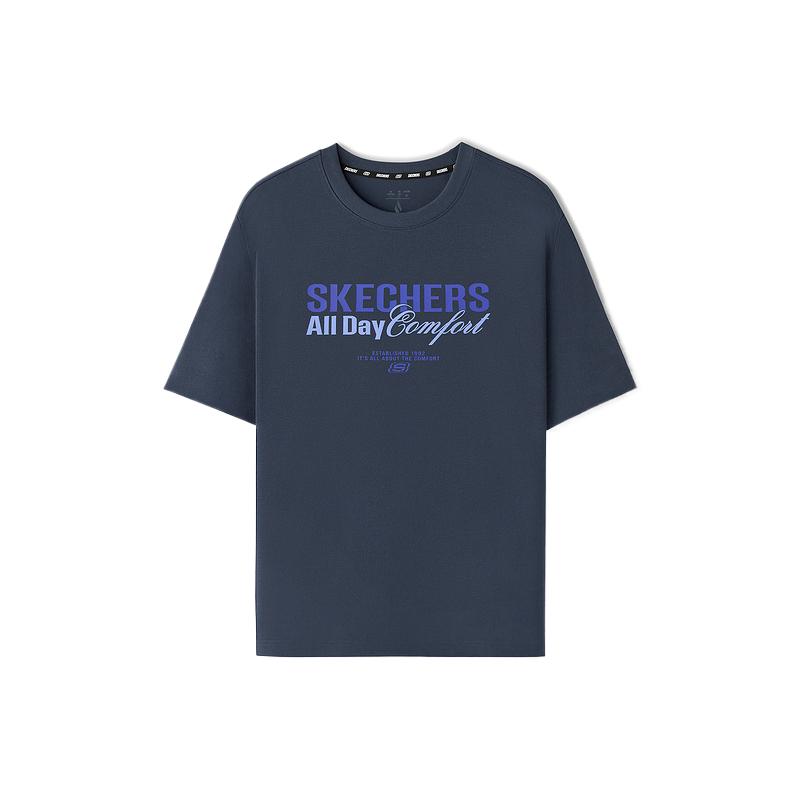 Мужская дышащая футболка-пуловер с коротким рукавом Skechers tops L126M020-0515 S