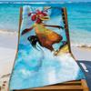 Funny Chicken Joe Towel Quick Drying Beach Towels Are Suitable For Swimming Pools Camping Yoga And The Gym