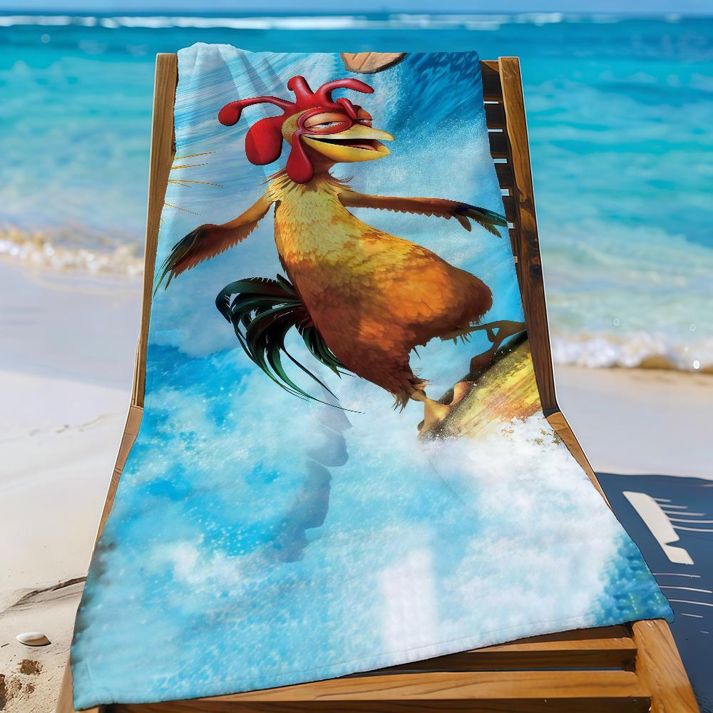 Funny Chicken Joe Towel Quick Drying Beach Towels Are Suitable For Swimming Pools Camping Yoga And The Gym