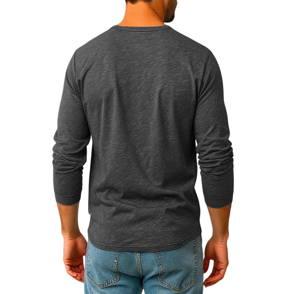 Men  Retro  Loose  Leisure  Long Sleeves  Upper Garment