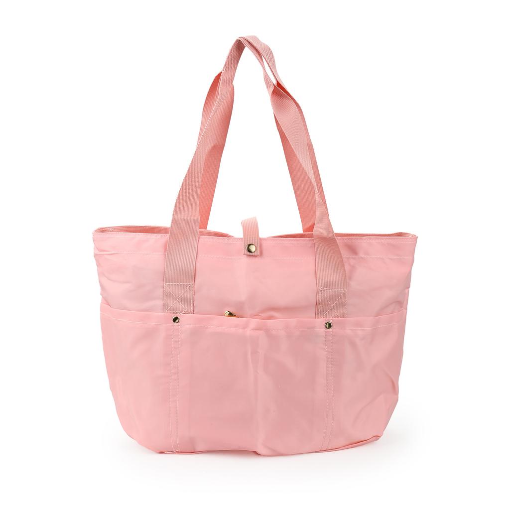 Women's Foldable Tote Bag Large Capacity Zipper Single Shoulder Handbag With Top Handles For Daily Commute And Travel