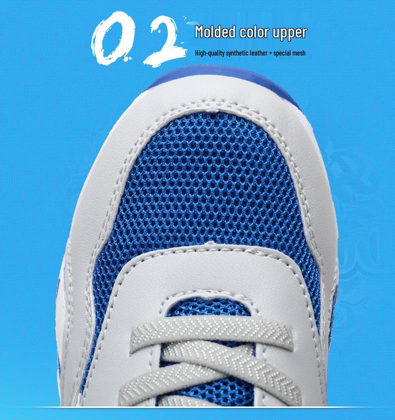 Jungen-Frühling 2026 Wasserdichte Ledersneaker mit dicken Sohlen & Klettverschluss - Strapazierfähige, abriebfeste Laufschuhe