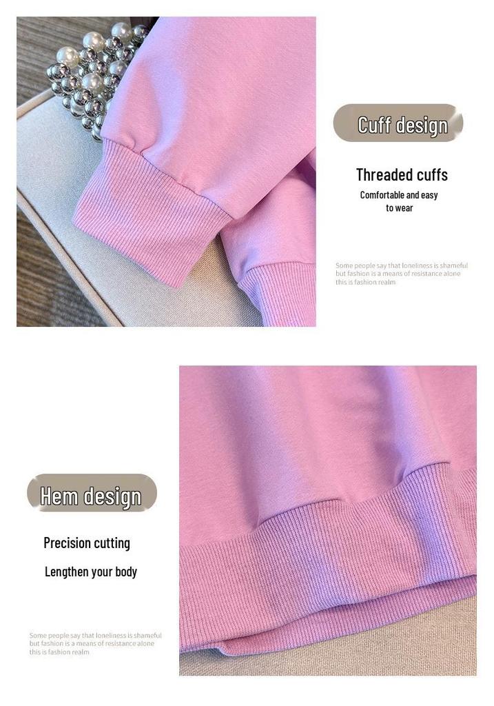 Plus Size 300 Jin Loose Autumn Hoodie 150/160/170 Bust