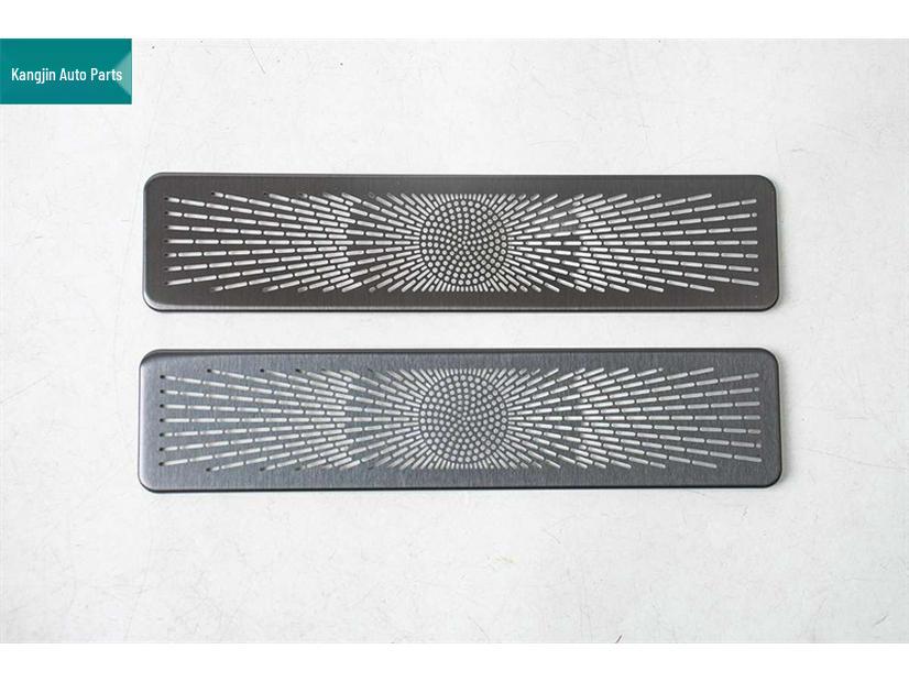 Stainless Steel Front A-Pillar Speaker Cover for Buick Envision 26 Models (Black Titanium)