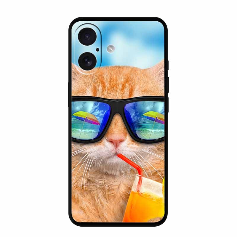 

Case For iPhone 17 Pro Max Soft Silicone TPU Phone Cover Funda For iPhone17 Air Cartoon Cute Covers Shockproof Protection Casing -iPhone 17 Air