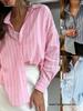 2026 Fall/Winter Women's Long-Sleeve Striped Cardigan Jacket