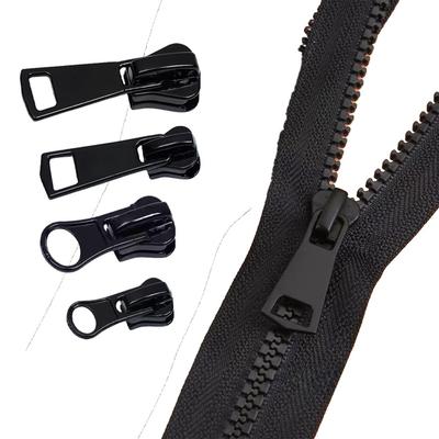 10pcs 3 5 8 Zipper Puller Head Resin Handmade Zipper Slider Black Sewing Accessories Clothing Bag Zips for Replacement Parts