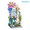 Keeppley Klocki Zabawki Budowlane Puzzle DIY Kącik Miasta Wystrój Domu Prezent K28012 K28013 K28014 K28015 K28016