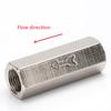 Valvola di non ritorno pneumatica Esagonale Nichelata Rame Filetto maschio femmina 1/8" 1/4" 3/8" 1/2" Valvola unidirezionale per gas Valvola in ottone per aria