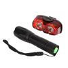 T6 Bike Lamp Set Highlight Flashlight Tail Light Kit Rechargeable Mountain Bike Warning Light