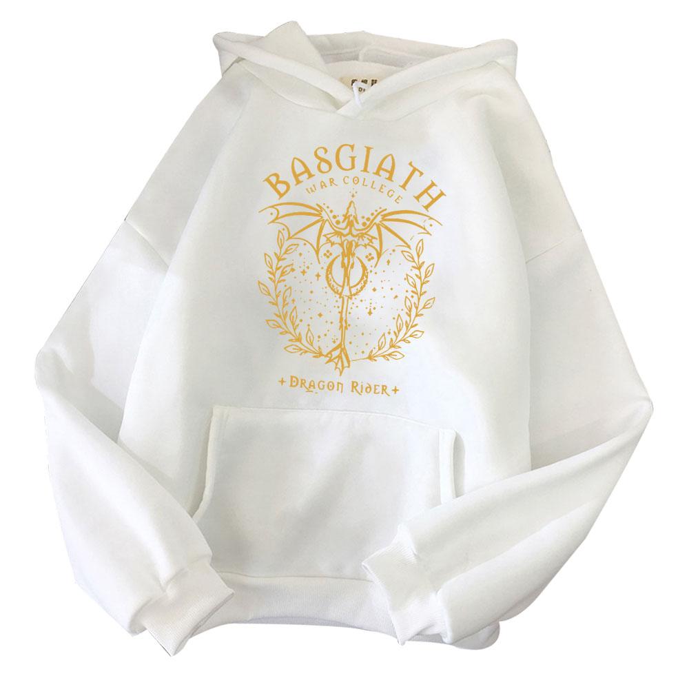 Basgiath War College Sweatshirt Fourth Wing Merch Dragon Rider Hoodie Unisex Pullover Tops Streetwear