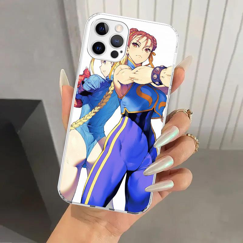 ChunLi S-Street F-FighterS Phone Case for Iphone 17 Air 16 15 Plus 14 13 Mini 12 11 Pro Max 16E 7 8 SE 2020 Soft Funda Print She