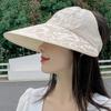 1Pc Summer Lace Empty Top Big Eaves Hat Children, New Big Brim Sun Hat Casual Ponytail Sun