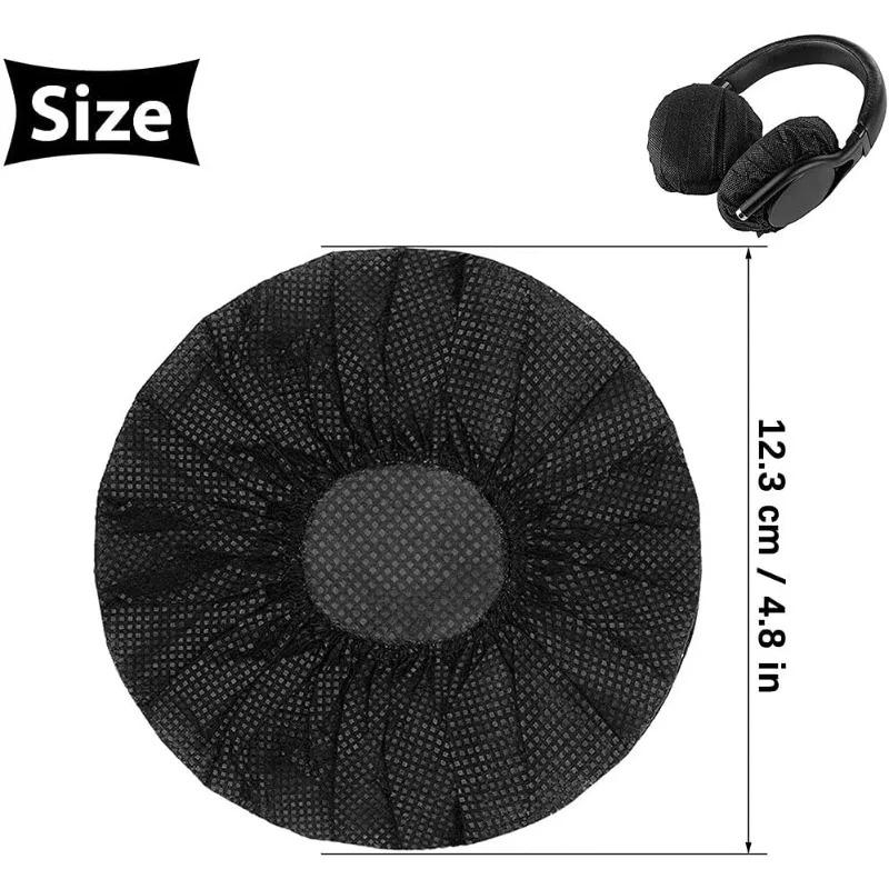 100 Pieces of Earplug Pads Earplug Covers Ear Pad Protectors Non-woven Elastic Headphone Covers for Gaming Headphones 2025 Hot