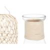 Bottle White Transparent 18 x 38 cm Decorative (4 Units)