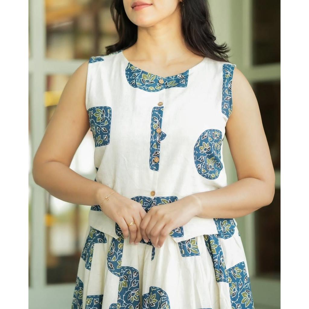 Women Party Wear Top Kurti Skirt Set Indian Designer Ethnic Kurta Cord Set Dress
