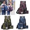 Stylish And Waterproof Canvas Backpack Set With Usb Charging For Men And Women