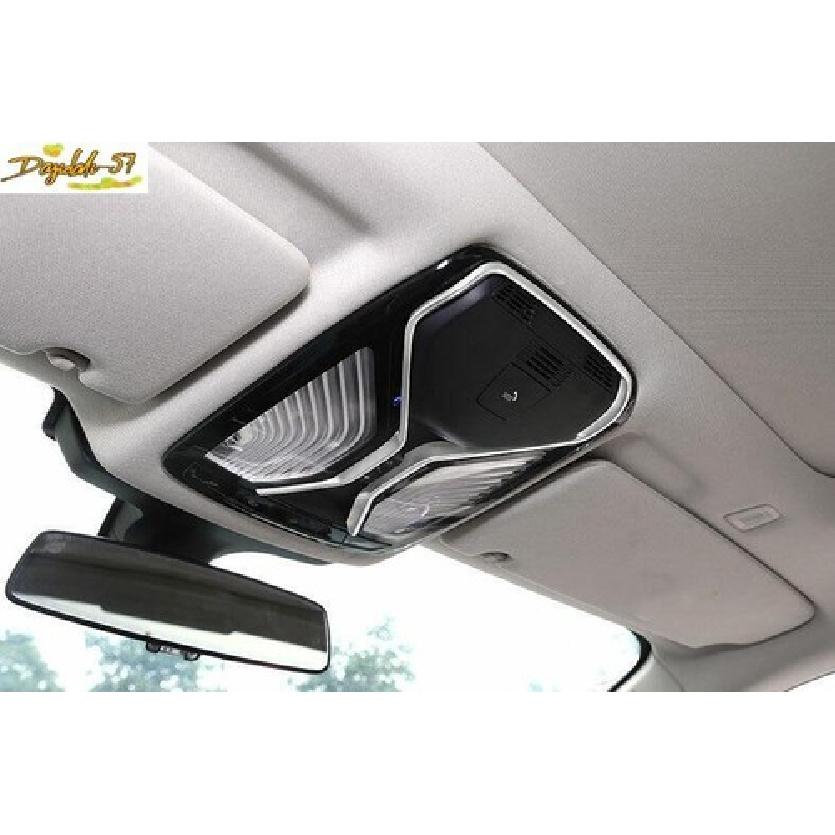Silver ABS Roof Reading Light Cover Trim For BMW 3-Series G20 -