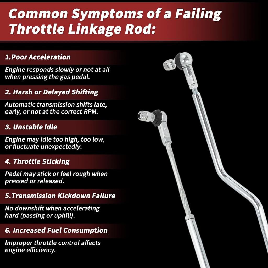 No.3932317/5011849AB/3915103/3915104 Throttle Linkage Rod Kit for Dodge for Ram 2500 3500 1994-1998 for Cummins P7100 P-Pumps Accelerator Linkage Rod