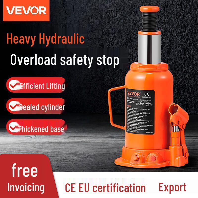 Гидравлический вертикальный домкрат для автомобиля, грузовика, внедорожника - Грузоподъемность 4 тонны, 6 тонн, 20 тонн 4 Ton - 2-Stage Handle