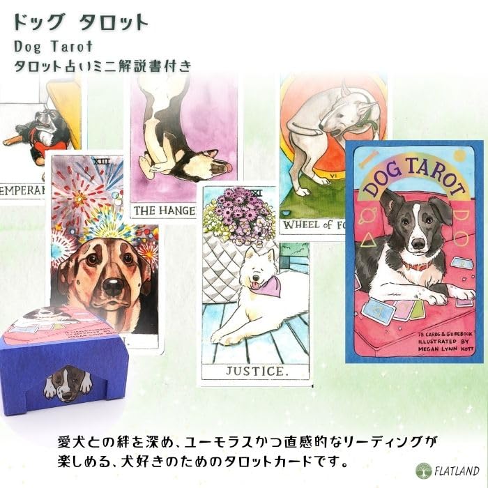 Dog Tarot Dog Tarot Tarot Fortune Telling Japanese Manual Included Genuine Tarot Cards 78 Pieces Dog