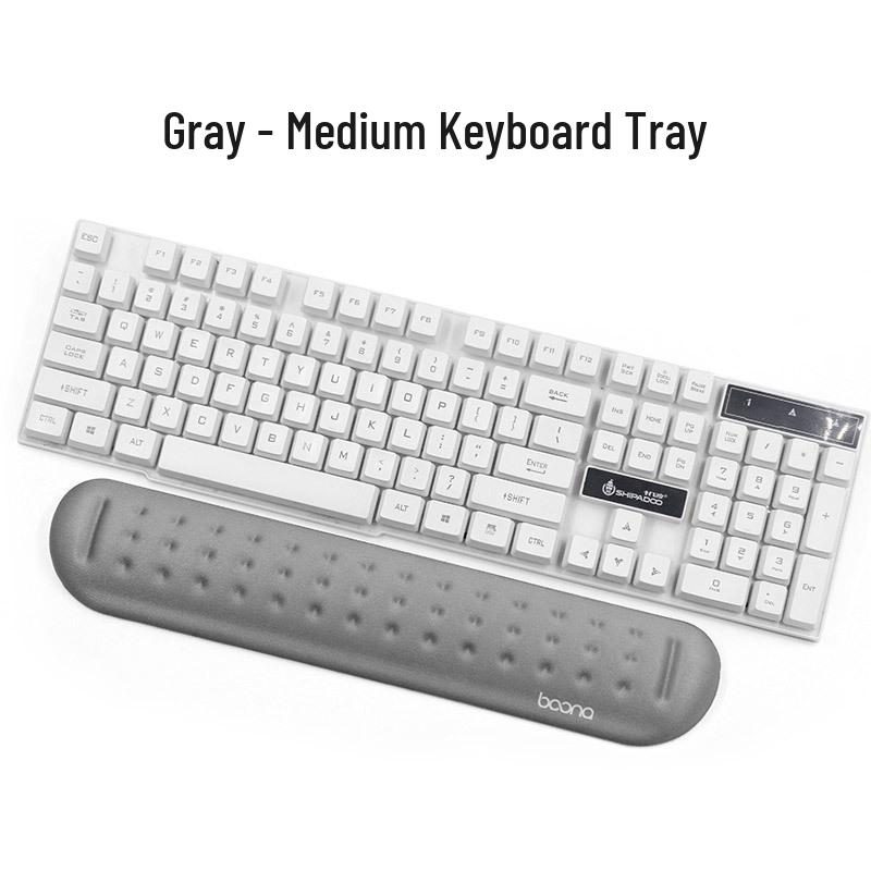 Wrap-Around Wrist Rest for Mechanical Keyboards - 87/104 Keys with Memory Foam Mouse Pad