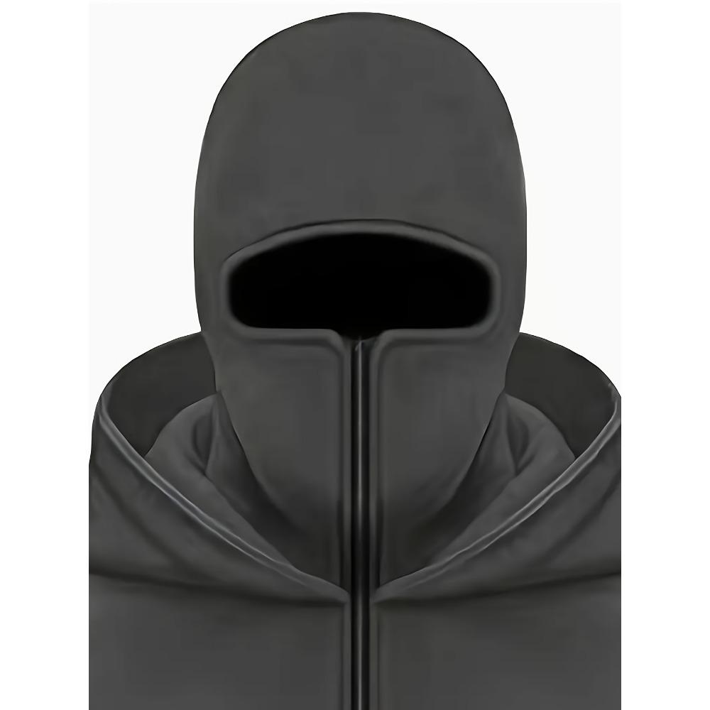 Y2k Gothic Bone Dragon Print Hooded Sweatshirt Unisex Casual Pullover with Front Zipper Machine