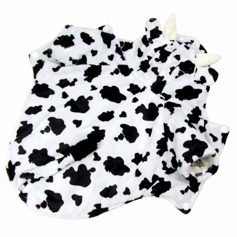 Autumn and Winter Cat and Dog Pet Costumes Transform Into Cow Costumes, Halloween Puppy Costumes