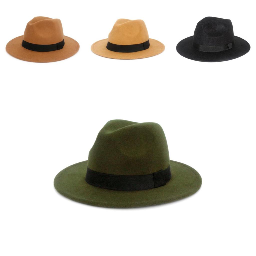 Stylish Jazz Hat For Men And Women With Wide Brim And Breathable Warmth For Summer Outdoor Events
