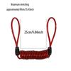 Motorcycle Helmet Reminder Spring Cable Lock Anti-Theft Rope Disc Lock Bicycle Security Theft Protection Travel Wire Rope