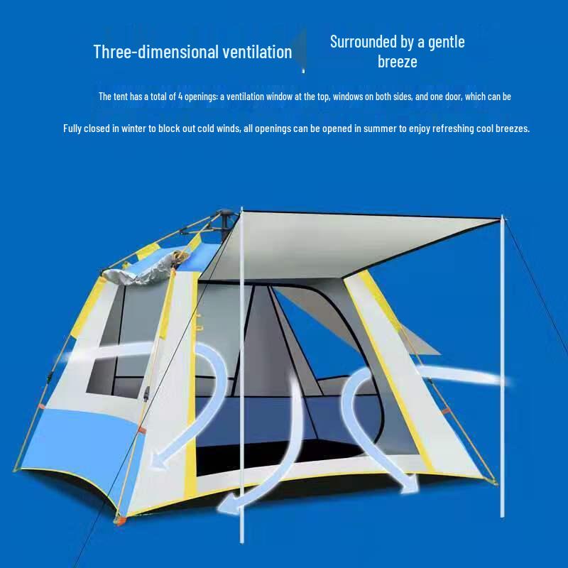 OLOMM Automatic 2-3 Person Camping Tent